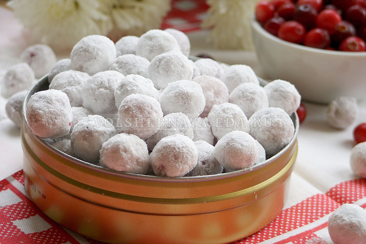 Клюква в сахарной пудре: взрыв вкуса в каждой ягоде