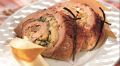 Необычный мясной рулет: с грибами и сыром