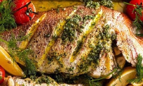 Как приготовить карпа по-грузински с овощами и картофелем из духовки