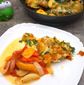 Ужин из картошки с овощами и сыром: уютный и вкусный