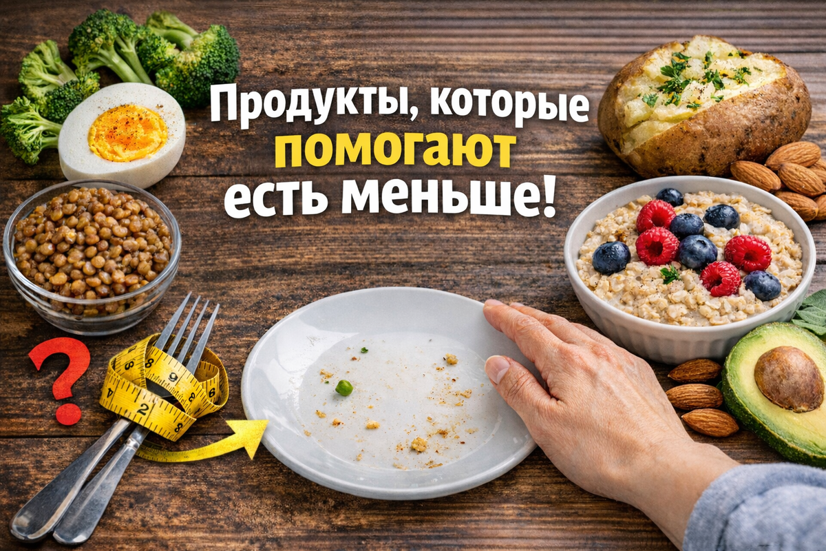 Продукты, помогающие контролировать аппетит