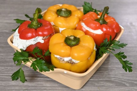 Вкусные фаршированные перцы с булгуром от шеф-повара Григория Мосина