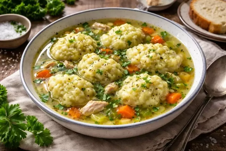 Невероятный суп с клецками: готовим быстро и вкусно за 25 минут