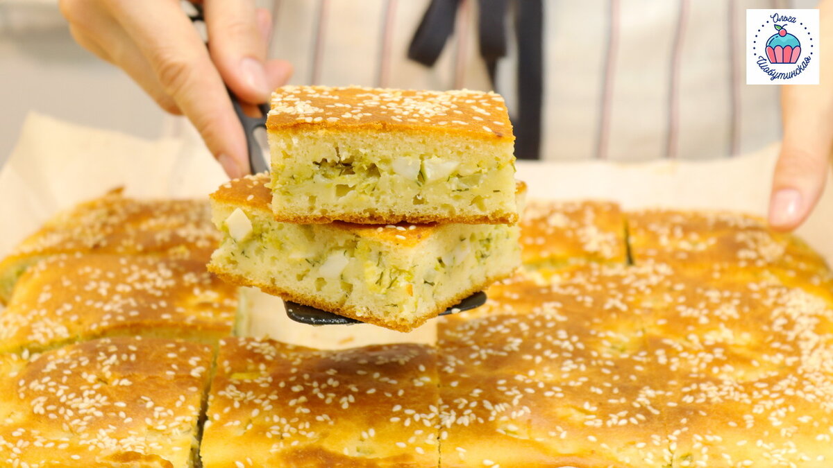 Заливной пирог на кефире с капустной начинкой: быстро и вкусно