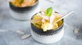 Сочная гармония вкусов: кокосовый рисовый пудинг с грушей