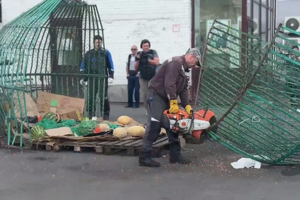 Нелегальные продавцы арбузов и дынь пойманы в Петербурге